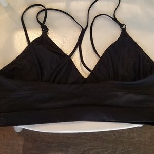 Lululemon black bikini top